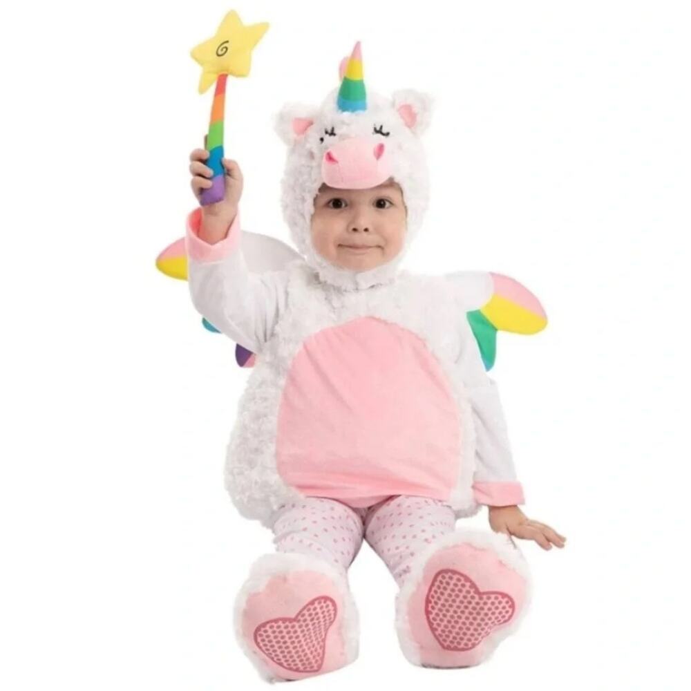 NWOT Spooktacular Creations Baby Unicorn Costume Outfit Toddler Size 3T